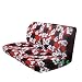 Universal-fit Hawaiian Bench Seat Cover - Red Hawaii Hibiscus Floral Print