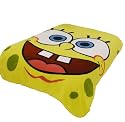 Character World Spongebob Face Fleece Blanket