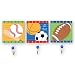 Stephen Joseph Wall Art with Hooks Sports