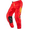 Shift Racing Strike Zero Men's MotoX Motorcycle Pants w/ Free B&F Heart Sticker Bundle - Red/Yellow