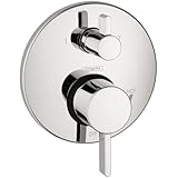 Hansgrohe 4447000 S Trim Pressure Balance with Diverter, Chrome