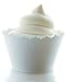 Snowflake White Cupcake Wrappers - Set of 12 - Perfect Wrapper for an Elegant Wedding, Bridal Shower or Anniversary Celebration