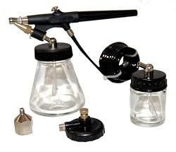 AIRBRUSH SET-KIT-Single Action-Siphon Feed-External Mix-Sunless Tanning