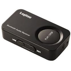 Logitec iPhoneスマートフォン対応 Bluetooth オーディオレシーバー USBケーブル充電モデル ブラック LBT-AR200C2LBK