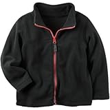 Carter's(カーターズ) ジップアップ ヘビーウェイト フリース ジャケット ブラック アウタージャケット 4歳【並行輸入】