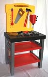 Riesen Kinder Werkbank 81 cm mit Bohrmaschine und Zubehör