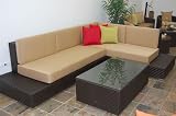 San Clemente Collection V2 3 Piece Patio Furniture Outdoor Wicker Sectionals Sectional Set 41NHsExxX0L. SL160 San Clemente Collection V2 3 Piece Patio Furniture Outdoor Wicker Sectionals Sectional Set