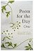 Poem for the Day One (366 Poems, Old and New, Worth Learning by Heart)