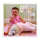 Bailey the Bunny Cashmere Soft Booster Pillow and Growth Chart Gift Set by Baby Aspen