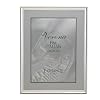Lawrence Frames Polished Silver Plate 5x7 Picture Frame - Bead Border Design