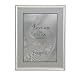 Lawrence Frames Polished Silver Plate 5x7 Picture Frame - Bead Border Design