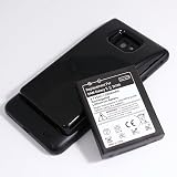 GALAXY S2 SC-02C / ブラック / 大容量 3500mAh エクストラ 予備 バッテリー ＆カバー 純正の約2倍の長持ち