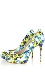 Placed Iris Print Pump
