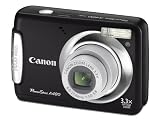 Canon PowerShot A480 Digitalkamera (10 Megapixel, 3-fach opt. Zoom, 6,4 cm (2,5 Zoll) Display) Schwarz
