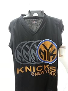 York Knicks Black Muscle Jersey Sleeveless V-neck Dri Fit - Youth (Extra Large ( 18 / 20))