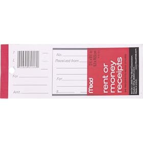 Mead Rent/Money Receipts, 86 Count (64104)