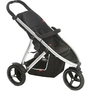 Phil and Ted's Vibe Baby Buggy in Black and Black