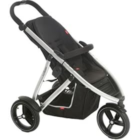 Phil n Teds Vibe Inline Buggy Black Black