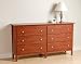 Storage Dresser Contemporary Style in Cherry Finish