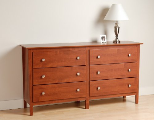 Storage Dresser Contemporary Style in Cherry Finish