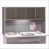 60 Inch Hutch In Pewter - Modular Office Furniture