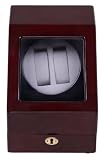 Top Quality Double Automatic Wood Watch Winder with 3 storages