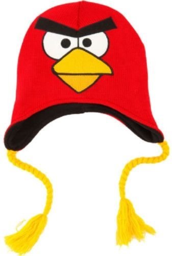 Angry Birds Peruvian Beanie Hat One Size Fits Most Teens And Adults.