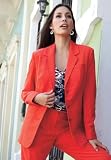 Jessica London Plus Size Notched-Collar Nassau Jacket