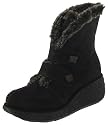VOLATILE Frostbite Womens Warm Lined Ankle Boots Shoes Brown Suede Leather Winter Fuzzy