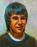 Custom Order #5D-WLL, Oil on Canvas, Custom Painting of The Person You Love, For 1 Person of Customer's Choice, Style: Expressionism, with Signature Text