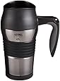 Thermos 14 Ounce Vacuum Insulated Stainless Steel Travel Mug, Smoke