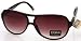 FOSSIL - "Layton Brown" ! Sport und Freizeit Piloten Sonnenbrille mit scratch protect Verglasung. 100%UVA+UVB Schutz. Inklusive Gratis Brillencase, Softsäckchen oder Etui, je nach Verfügbarkeit