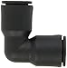 Legris 3102 62 00 Nylon Push-to-Connect Fitting, 90 Degree Union Elbow, 1/2