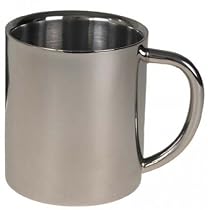 Tasse Edelstahl doppelwandig 0,25L