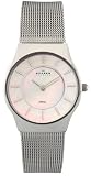 Skagen Damenarmbanduhr Slimline Stahl 233SSSMP