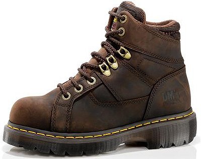 Men's Dr. Martens Steel Toe Oxfords Brown, BRN, 8