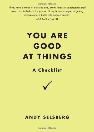 you are good at things a checklist