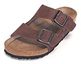  : Birkenstock Arizona Soft Footbed Sandal,Mahogany,37 Regular EU