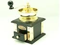 Coffee Grinder - Classical Style in Black and Gold Tones