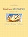 Business Statistics: A First Course, Student Value Edition