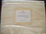 Croscill Twill 420 Thread Count King Sheet Set Ivory
