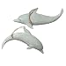 Kitchen & Housewares : Seasons of Cannon Falls Blue Dolphins Christmas Ornaments Set of 2 #906095