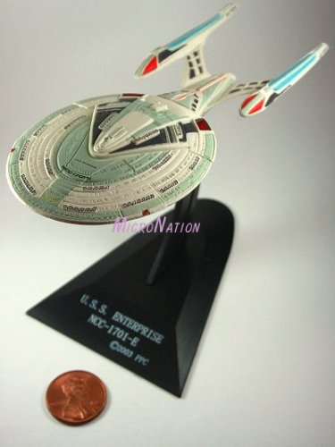 Childrens Toyshop  Toys : U.S.S. Enterprise NCC-1701-E (Secret Item) Furuta Star Trek Federation Ships & Alien Ships Collection 2 Miniature Display Model