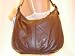 DKNY Chocolate Leather Hobo Handbag DKNY Chocolate Leather Hobo Handbag