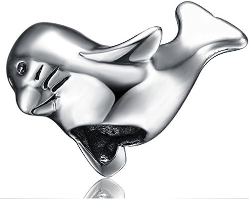 Silverworks sterling silver charms thai silver craft European Beads Seals Shape Animal Charms