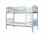 Lynton (Corfu) Single 3FT Metal Bunk Bed - Can split into 2 3FT Beds