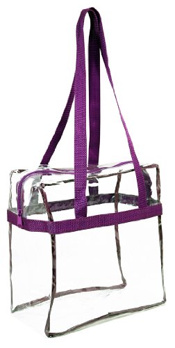 Clear 12 x 12 x 6 NFL Stadium Approved Tote Bag with 35