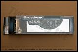 Broadway Mirror Black Wood Grain 270mm Curve