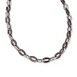 Stainless Steel and IP-plated Fancy Necklace