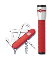 Victorinox Swiss Army Camper Pocket Knife with AA LED Flashlight